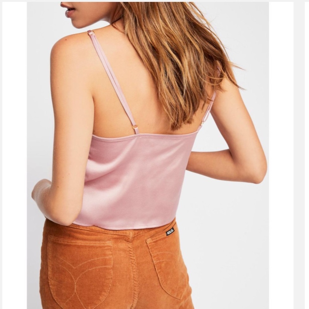 Free People Shine Tie Front Cami - Picture 2 of 4
